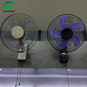 [Hot Item] Best Solar Powered Attic Fan 12inch 16inch Acdc Solar Wall Fan