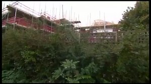 89 year old Ruth Corby meets the chief exec of the council that allowed this to be built next door to her home in Blaby. Quentin Rayner brought them together. | BBC Nottingham