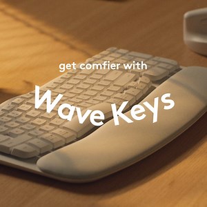 1K views | Cozy Curve Meets Clever Keys Wave goodbye to typing strain with the ergonomic Wave Keys keyboard. Its cushioned palm rest cradles you in cozy comfort while the curved design keeps hands in an ideal position. Type with ease and familiarity. Limited stocks only. Hurry and get yours! #Logitech | Logitech | Facebook