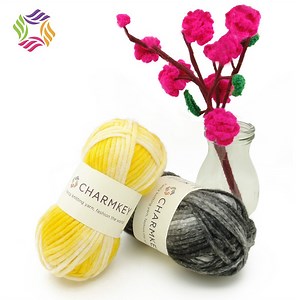 [Hot Item] Charmkey High Quality Blended Yarn Hand Knitting 82% Acrylic 18% Nylon Yarn for Crochet