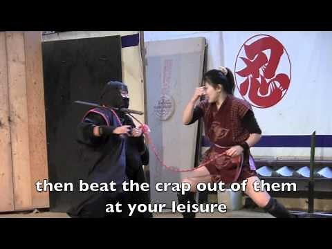 Ninja Rope Fighting Technique - Rope vs Sword