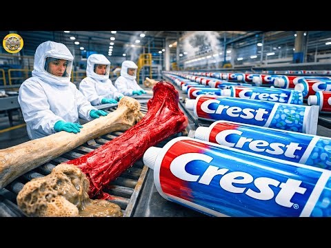 Inside a Modern Toothpaste Factory | How Toothpaste Is Made (Full Process)