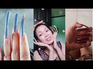 Indian Long Nails| Natural Nails Compilation 6