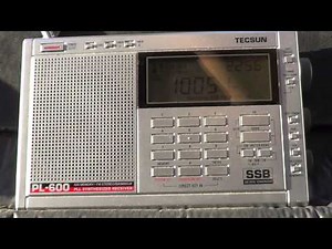 Gander radio weather from Canada on 10051 on Tecsun pl-600