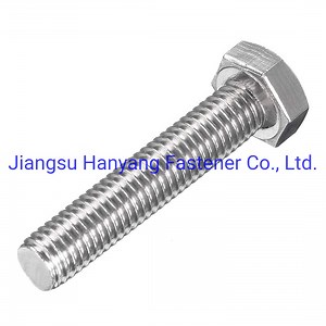 [Hot Item] Hex Bolts M8X40mm 304 Stainless Steel Hexagon Left Hand Screw Bolt