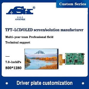 [Hot Item] 7-Inch Customizable TFT LCD Display Module, 720X1280 Portrait for Raspberry Pi, Industrial and Medical Instrument Application