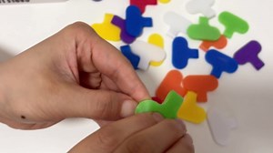 35 Pcs Cable Labels, Multi-Color Write On Cord/Wire Labels, Cable Tags and Wire Tags for Cable Management and Identification (Assorted Colors, Circles)