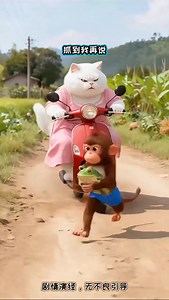 1.4K views · 36 reactions | The mischievous monkey snatched the frog and even bullied Monica the cat, so Fat Orange stepped in to deal with the monkey. | Li Li | Facebook