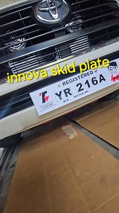 Skid plate protector fog innova 30mijs install pm today #innova #skidplate | Jc Garage