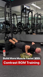 Build a stronger bench and bigger chest with this contrast ROM strength hypertrophy superset… First, knock out a heavy ass set of floor press hitting technical failure and straining hard between 5-8 reps. This will train the push pattern strategically through “partial range of motion” overloading the system with strength focus. Second, knock out a set of 25 reps bodyweight or light load push ups with the hands and feet elevated for the stretch. This will train the push pattern from an “extended 