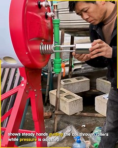 Coil Spring Adjustment Using Simple Machine. #MetalWork #SpringMaking #WorkshopTools #MachineWork | Jogi Jokes