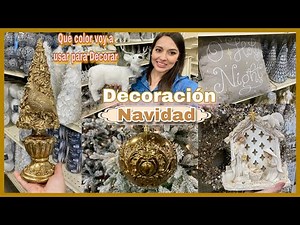 DECORACIÓN PARA NAVIDAD🎄 COLOR VOY A DECORAR? TOUR POR AT HOME
