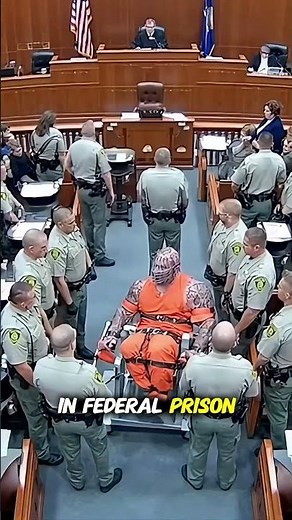 Giant Inmate LOSES CONTROL After 11,000-Year Sentence | Courtroom CCTV Footage