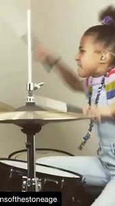 1K views · 28 reactions | This is how I’m starting my day. With this bad ass little woman. Who slays every instrument to some of my favourite bands. She’s an enigma! Watch this woman take over the game one day! She absolutely rules. I’m blown away by her fierceness & talent. Give it to’em 論 girl. 落@nandi_bushell | Heidi | Facebook