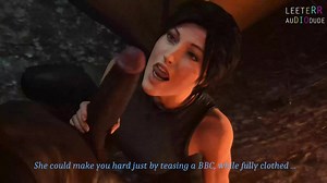 Blacked waifu - Lara makes a dare with you