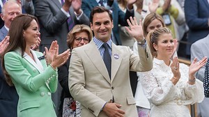 So frenetisch wird Federer in Wimbledon empfangen