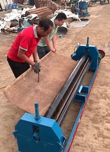 1.5M views · 3.7K reactions | Automatic CNC two-axis plate rolling machine, no straight edge rounding machine, manufacturer | Restok Music | Facebook