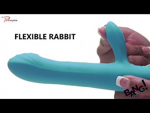 BANG! Rotating Beaded Rabbit Vibrator XR-AH575 | Smooth Silicone Toy Demo