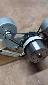 Smooth belt drive AC to DC converter dc Motor #electronics #electrician #electric #technology #tech #techno #project #experiment #science #idea #fbreels #engineer #engineering #mech #reels #dcmotor | Science & Engineering