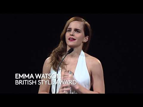 Emma Watson | British Style Award Winner | British Fashion Awards 2014