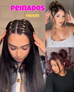 peinados bonitos y sencillos para cabello largo🫶 #tendencia #tutorial #cabellolargo #fashion #hairstylevideo #fypシ #parati #hair #braider #reelsfypシ #peinados #hairstyle #tendencias #braids #hairstraightening #hairstylist #hairstyles | Chicas fashions peinados