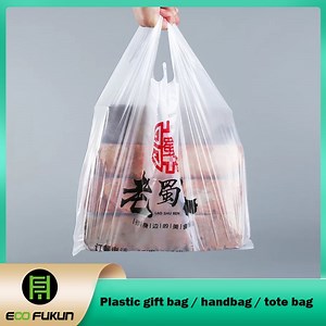 [Hot Item] Cheap Custom Logo T-Shirt Bags Bulk