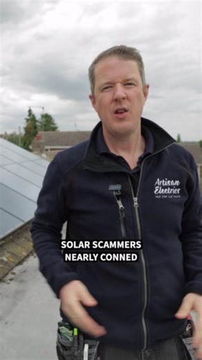 2K views · 20 reactions | Solar Scammers Nearly Cost This Customer £1000s  #scammers #shocking #evil #electrics #solar #artisanelectrics #issue | Artisan Electrics | Facebook