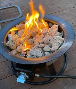 [Hot Item] Portable Gas Fire Pit Durable Propane Fire Bowl