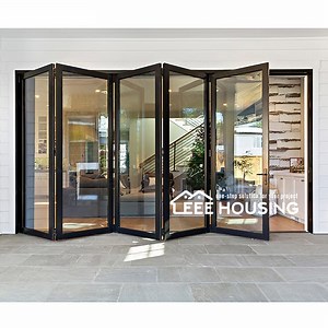 [Hot Item] Factory Direct Glass Accordion Exterior Doors, Best Patio Bi-Fold Door Design Ideas