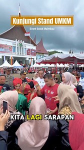 Kunjungi stand UMKM pada event Solok Maimbau 🔥🇮🇩 #jonpandu #bupatisolok #solokmaimbau #hutkabsolok #event | Jon Pandu
