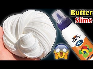 ASMR FEVICOL BUTTER SLIME💦👅 How to make Satisfying Butter Slime with Fevicol at home