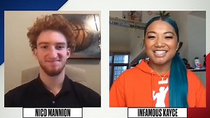 Did you know NBA Draft prospect Nico Mannion (Arizona Athletics) can speak Italian? 🤔 Find out more about Nico as Infamous Kayce asks 20 Questions before the 2020 #NBADraft tips off Wednesday (11/18) at 8pm/et on ESPN! | NBA
