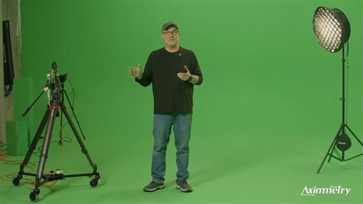 27使用 Aximmetry Eye 移动应用程序进行虚拟生产演示轴测法