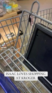 Isaac loves shopping at Kroger #krogers #supportloveautism #supportloveautism #nonverbal #autism #fyp | Isaacs autistic journey