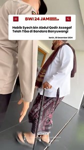 Izin mengabarkan fren, Habib Syech bin Abdul Qodir Assegaf telah tiba di Bandara Banyuwangi. Mendarat dengan maskapai Citilink pukul 13:10 WIB, hari Senin (30/12/2024). Informasinya, kedatangan Habib Syech di Bumi Blambangan dalam rangka mengisi acara Banyuwangi Bersholawat Refleksi Akhir Tahun yang dijadwalkan akan digelar Selasa (31/12/2024) di RTH Maron, Genteng. #bwi24jam | INFO bwi24jam