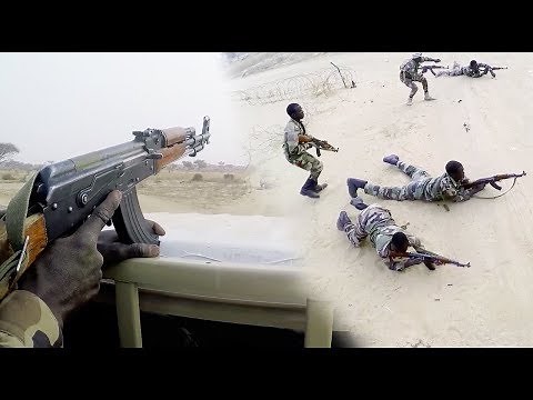 Green Berets & Australian Special Forces conduct fire & maneuver training with Niger soldiers