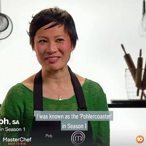 Your 2020 dessert duo; the Pohlercoaster 🎢 and Reynold the robot 🤖 | MasterChef Australia