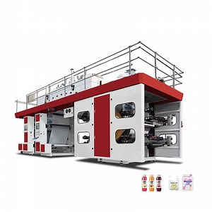 [Hot Item] 4 Color Central Drum Flexo Printer Printing Machine for Plastic Cup Bag