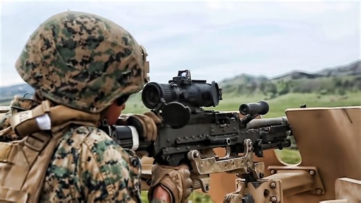 U.S. Marines Live-Fire Training • Vehicle Mounted Guns