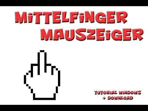 Mittelfinger Mauszeiger! So geht´s! | Tutorial [De