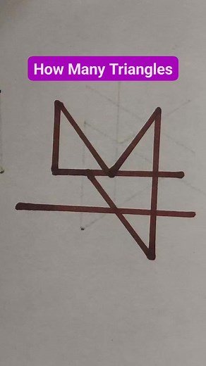 How Many Triangles . . Fig 63.39 . . #math #education #puzzle | Quick Education