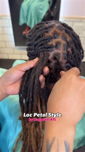 2.6K views · 505 reactions | Beautiful Pipe Cleaner Loc Style by NappStar ATL. Book appointment now at NappStar.com #locs #locnation #locstyles #atllocs #atlantalocs #loclivin #locsatlanta #atlantaloctician #locjourney #atlanta #starterlocs #locmaintenance #atl | NappStar ATL | Facebook