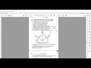 Intro to simple circular curve | Curves in Surveying | Types of Curves | Horizontal Simple Curve.