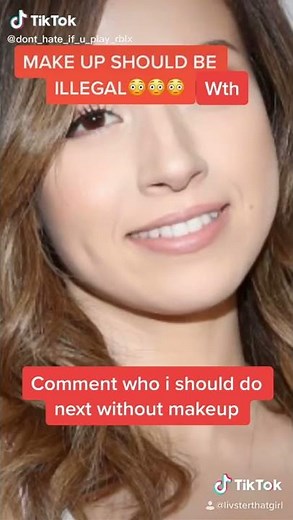 Pokimane without makeup 💄 she’s still beautiful