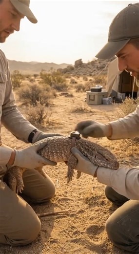 POV: Inside a Giant Lizard Burrow #wildlife