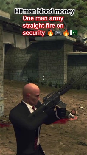 hitman blood money one Man Army straight fire on security #hitman #eliminator #thehitman #gaming