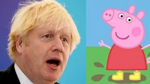 Boris Johnson recurre a Peppa Pig tras quedarse en blanco durante un discurso ante empresarios