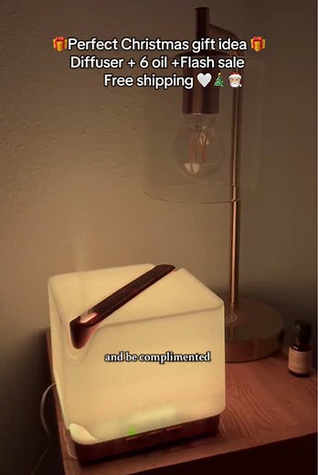 Holiday scent in your home 🎄🎅🏼🤍 Perfect Christmas gift idea 💡 #holidayscent #christmasgiftideas #blackfridaydeals #diffuser #humidifier