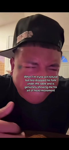 Nah ts a force 💀💀 #fyp #movement #dinner #natural #headmovement | marlon shaking salad bowl