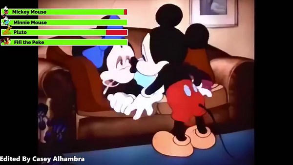Mickey's Surprise Party (1939) with healthbars